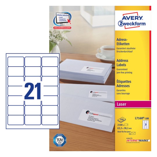 Address Labels | L7160-100 | Avery