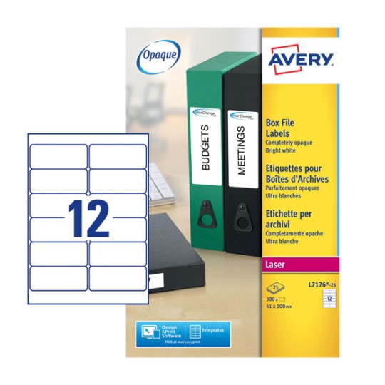 Filing Labels | L7176-25 | Avery