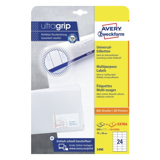 Multipurpose General-use Labels | 3490 | Avery