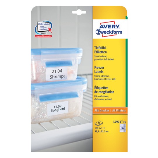 Freezer labels | L7971-25 | Avery