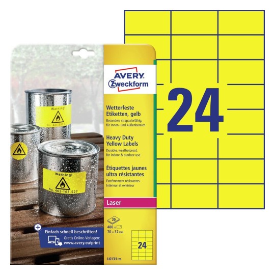 Heavy Duty Labels | Avery