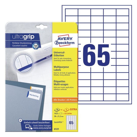 Unistat labels 38932 avery equivalent