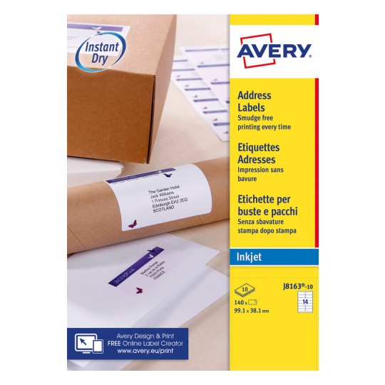 Printed address labels uk