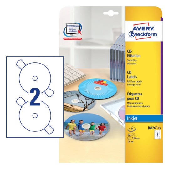Labels for CD, DVD & Data Media | Avery