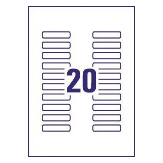 Avery labels l7163 dimensions