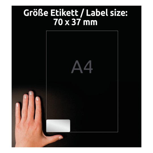 Heavy Duty Silver Labels | L6133-20 | Avery