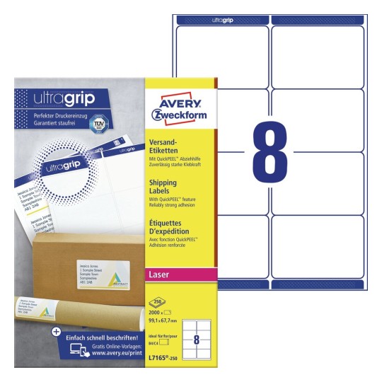 Mailing labels | L7165-250 | Avery