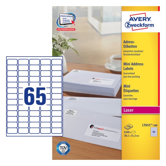 Address Labels | L7651-100 | Avery