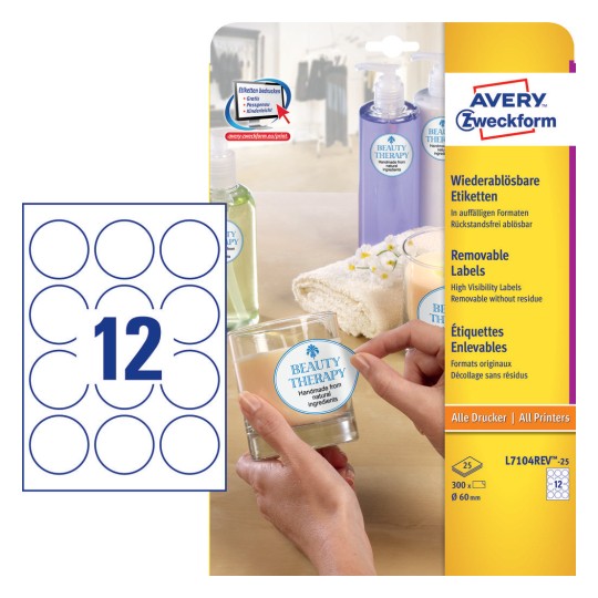 Labels in Special Shapes | L7104REV-25 | Avery