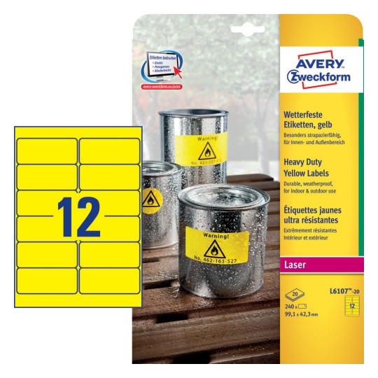 Heavy Duty Labels | Avery