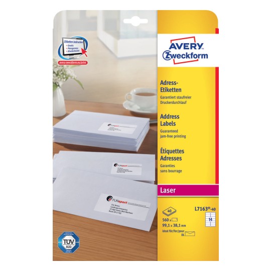 Address Labels | L7163-40 | Avery