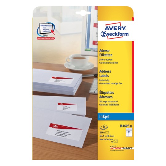 Address Labels | J8160-10 | Avery