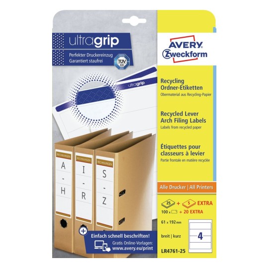 Recycling Filing Labels | LR4761-25 | Avery