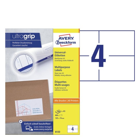 Multipurpose General-use Labels | 6133 | Avery
