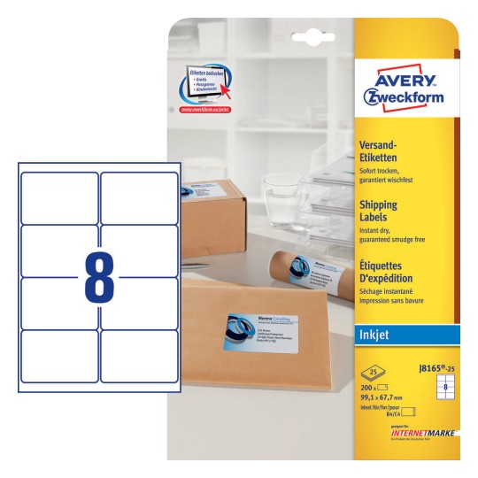 Address Labels | J8163-25 | Avery