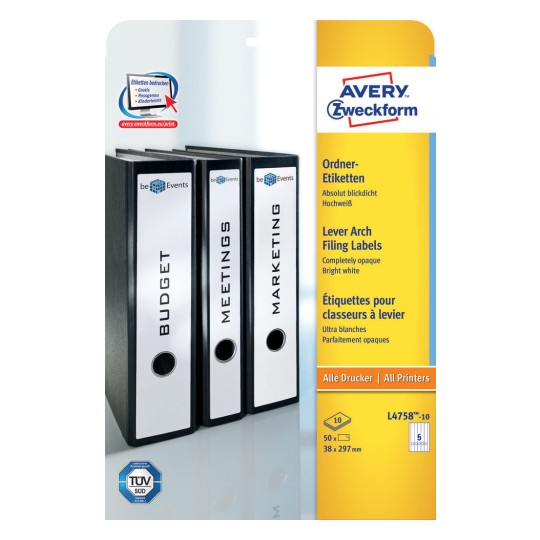 Filing Labels | L4758-10 | Avery