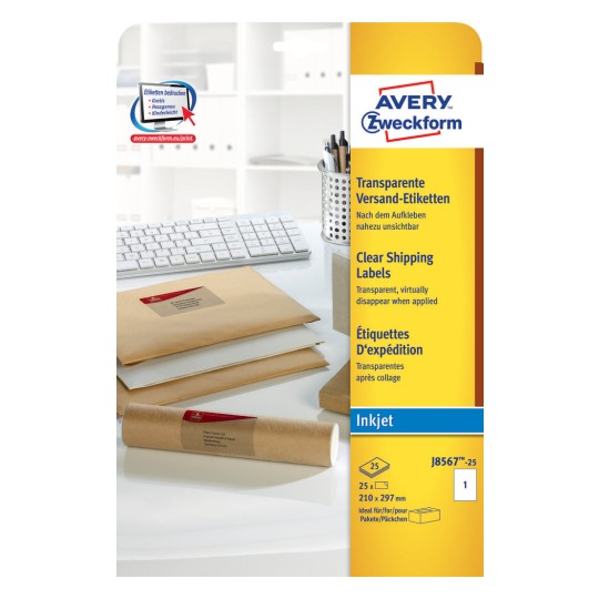 Clear Mailing Labels