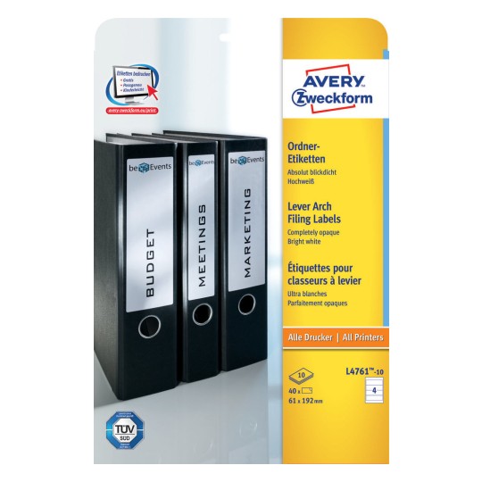 Filing Labels | L4761-10 | Avery