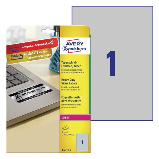 Heavy Duty Silver Labels | Avery