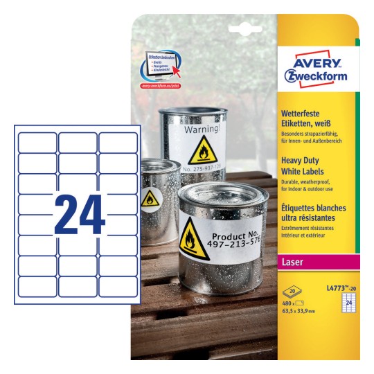 Freezer labels | L7970-25 | Avery