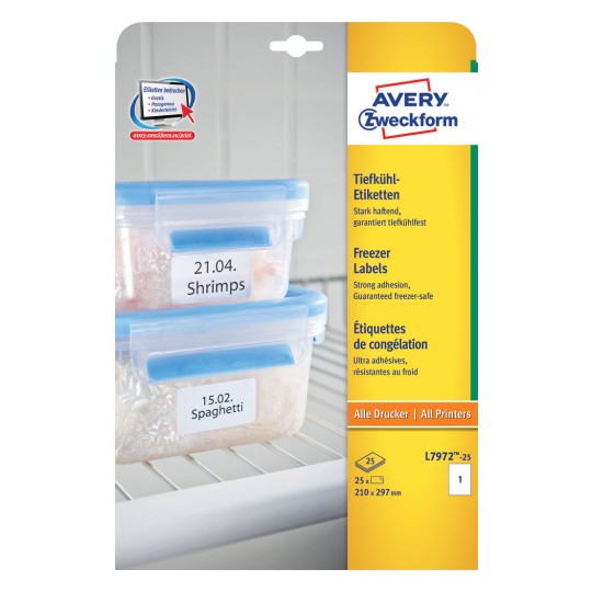 Freezer labels | L7972-25 | Avery