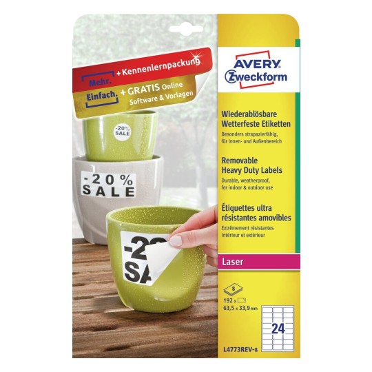Heavy Duty Labels | L4773REV-8 | Avery