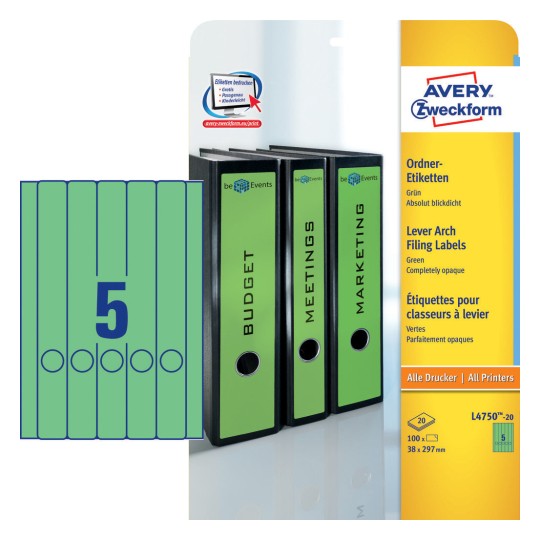 Filing Labels | L4750-20 | Avery