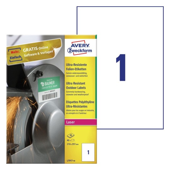 Industrial Labels Avery