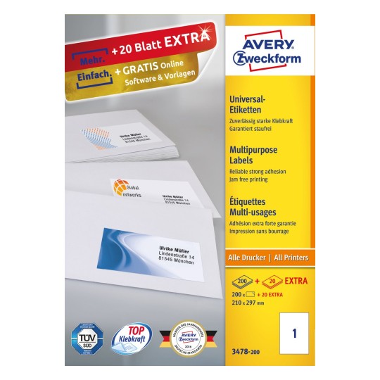 Multipurpose Generaluse Labels 3478200 Avery