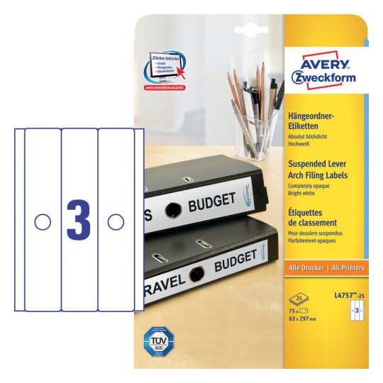 Lever Arch Filing Labels | Avery