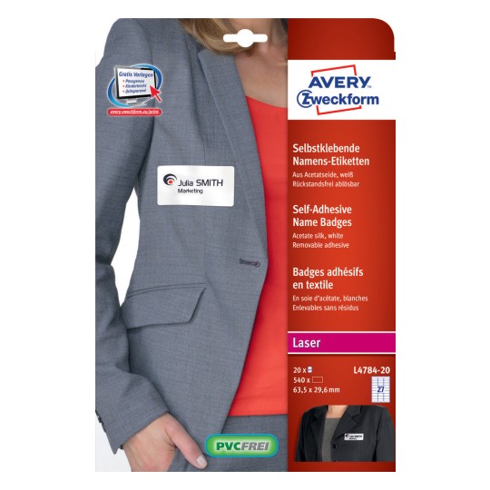 Name badges | L4784-20 | Avery