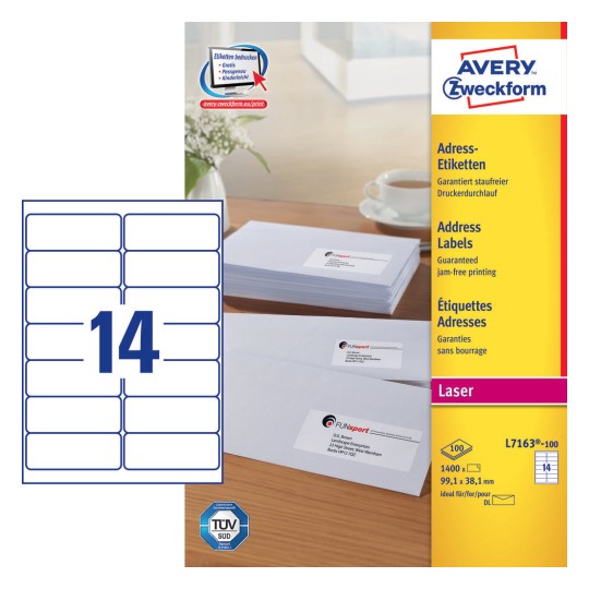 Address Labels | L7163-100 | Avery