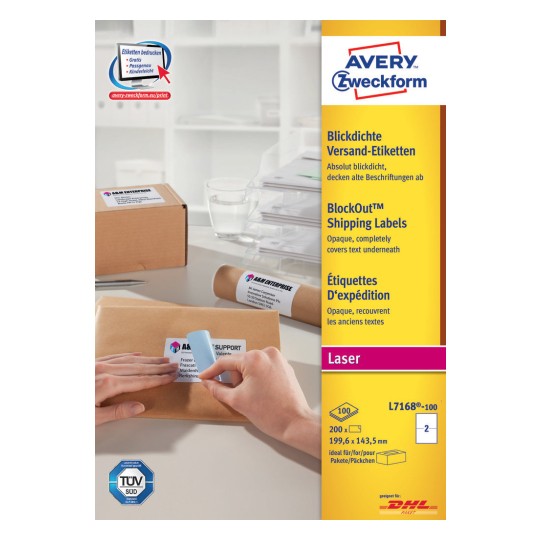Mailing labels | L7168-100 | Avery
