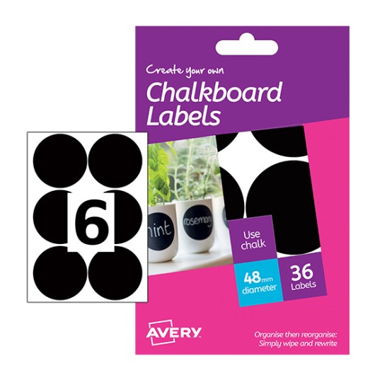 Round labels | HRR01 | Avery
