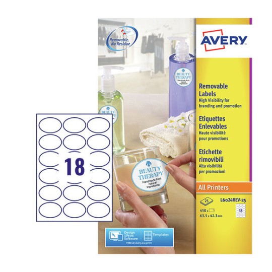 Labels in Special Shapes | L3416-100 | Avery