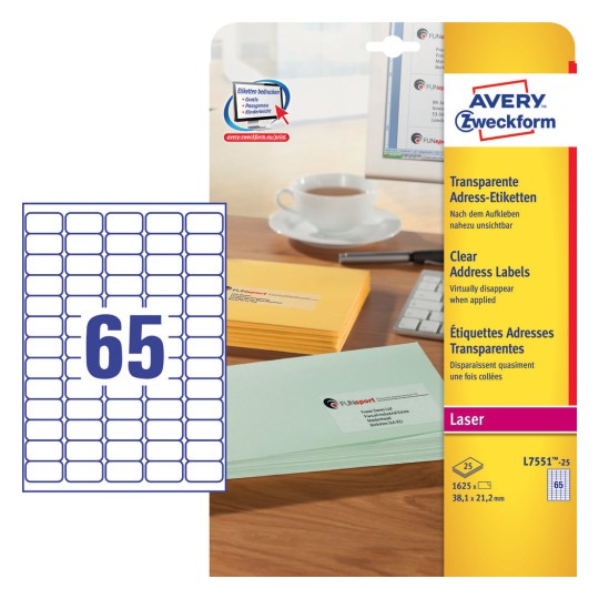 Address Labels | L7651-25 | Avery