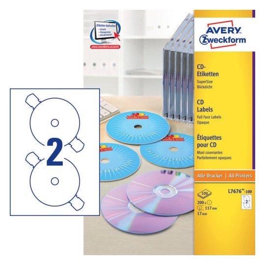 Labels for CD, DVD & Data Media | Avery