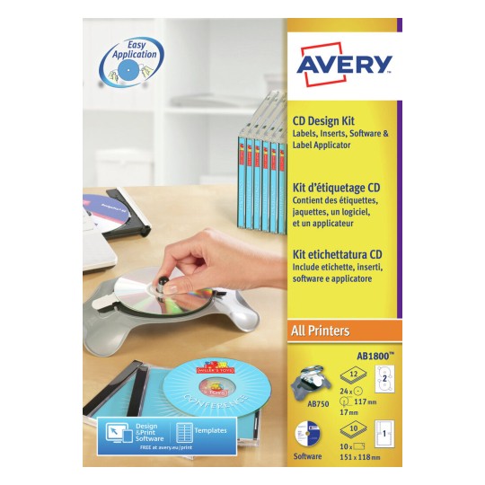 CD Design Kit | AB1800 | Avery