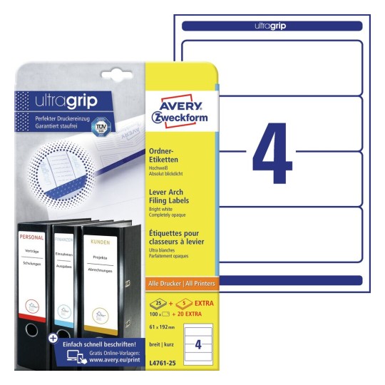 Filing Labels | L4761-25 | Avery