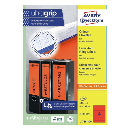 Filing Labels | L4766-100 | Avery Zweckform