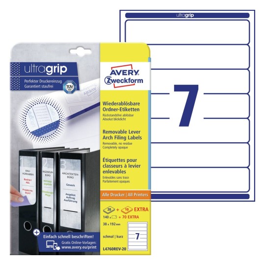 Lever Arch Filing Labels | Avery