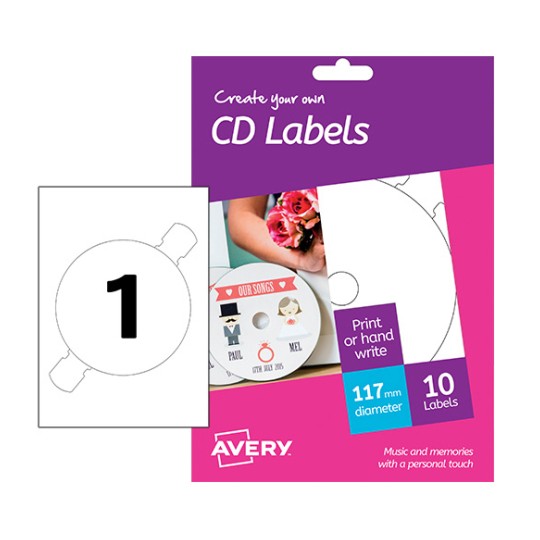 Labels for CD, DVD & Data Media | Avery