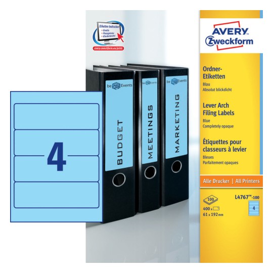 Lever Arch Filing Labels | Avery