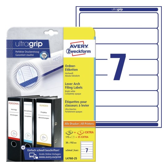 Filing Labels | L4760-25 | Avery