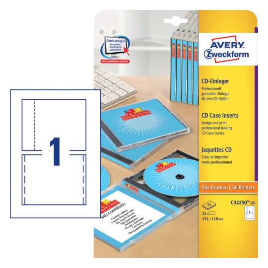 Cd Cover And Inserts C 25 Avery
