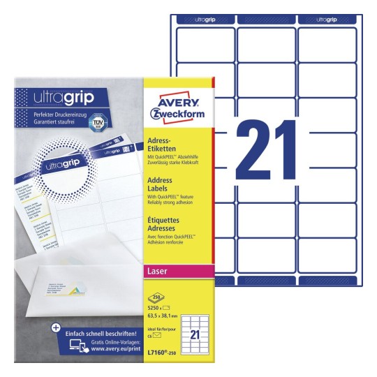 Address Labels | L7160-250 | Avery