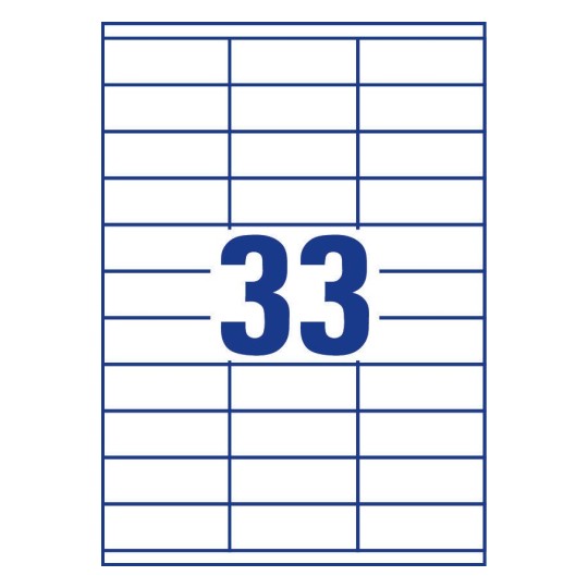 How to print 21 labels per sheet word