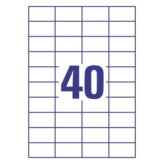 Template for avery labels 21 per sheet