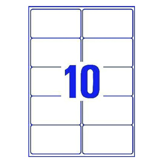 Word template address labels