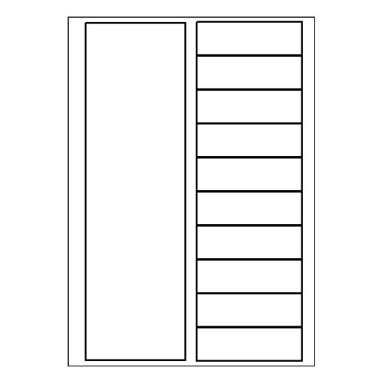 Word Template for Avery L741110 Avery